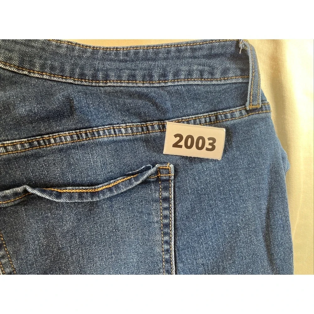 Old‎ Navy Mid Rise Wow Bootcut Jeans Women's Plus 22 Blue Western Cowgirl